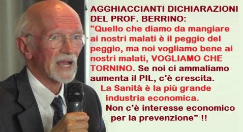Quello che diamo da mangiare ai nostri pazienti è il peggio del peggio, Berrino.jpeg