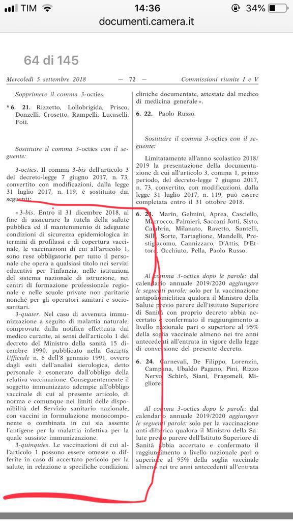 Obbligo vaccinazione personale scolastico Gazzetta ufficiale.jpg