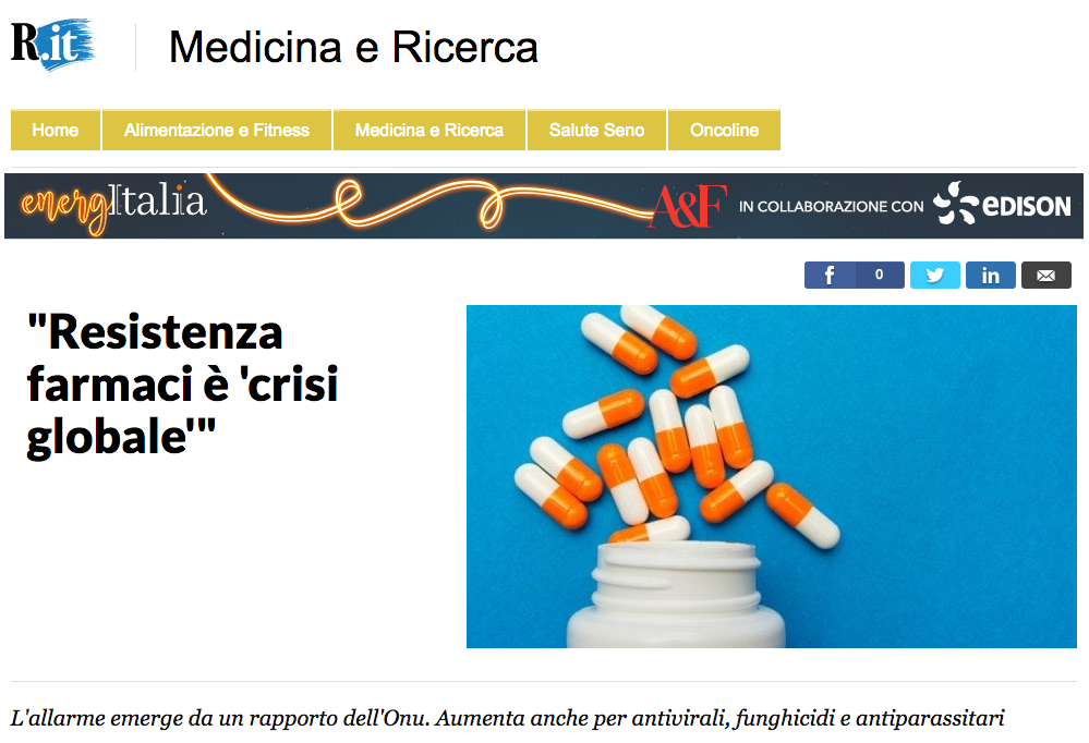Resistenza ai farmaci, crisi globale.png
