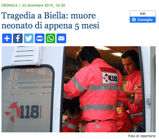 News Biella SIDS 22:12:2019