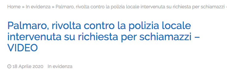 Articolo Genova quartiere Palmaro