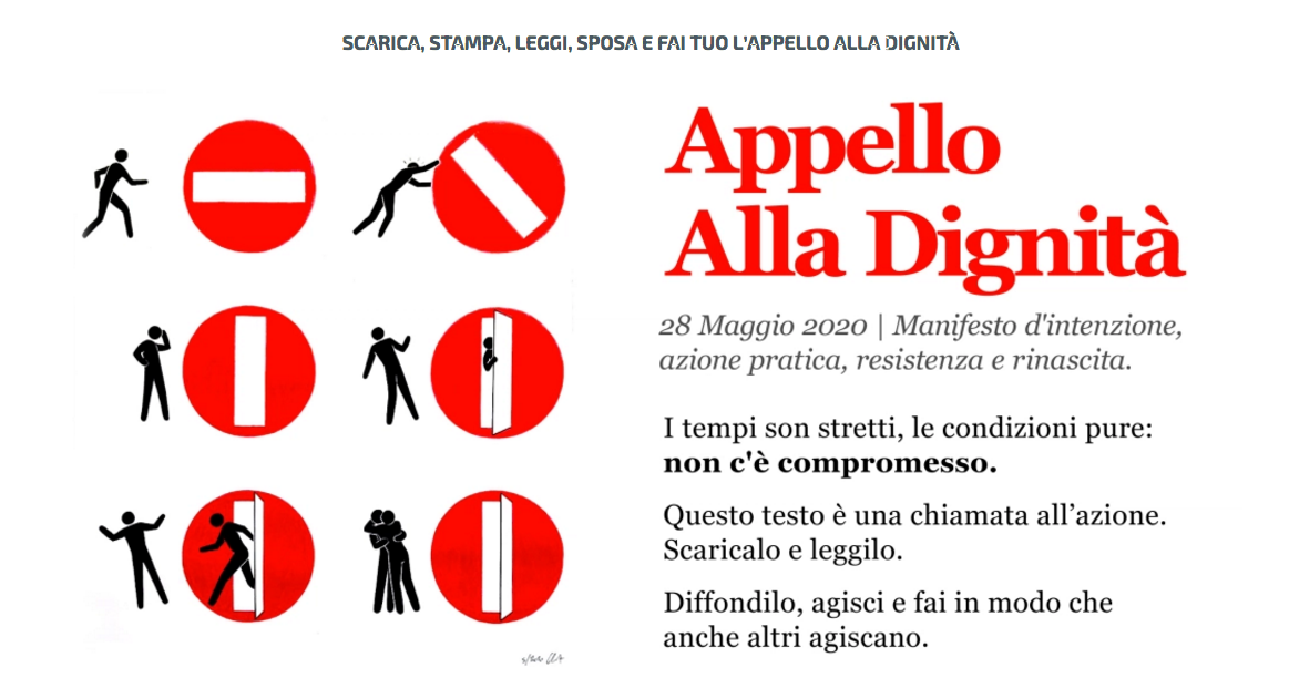 Appello alla dignità - link in info
