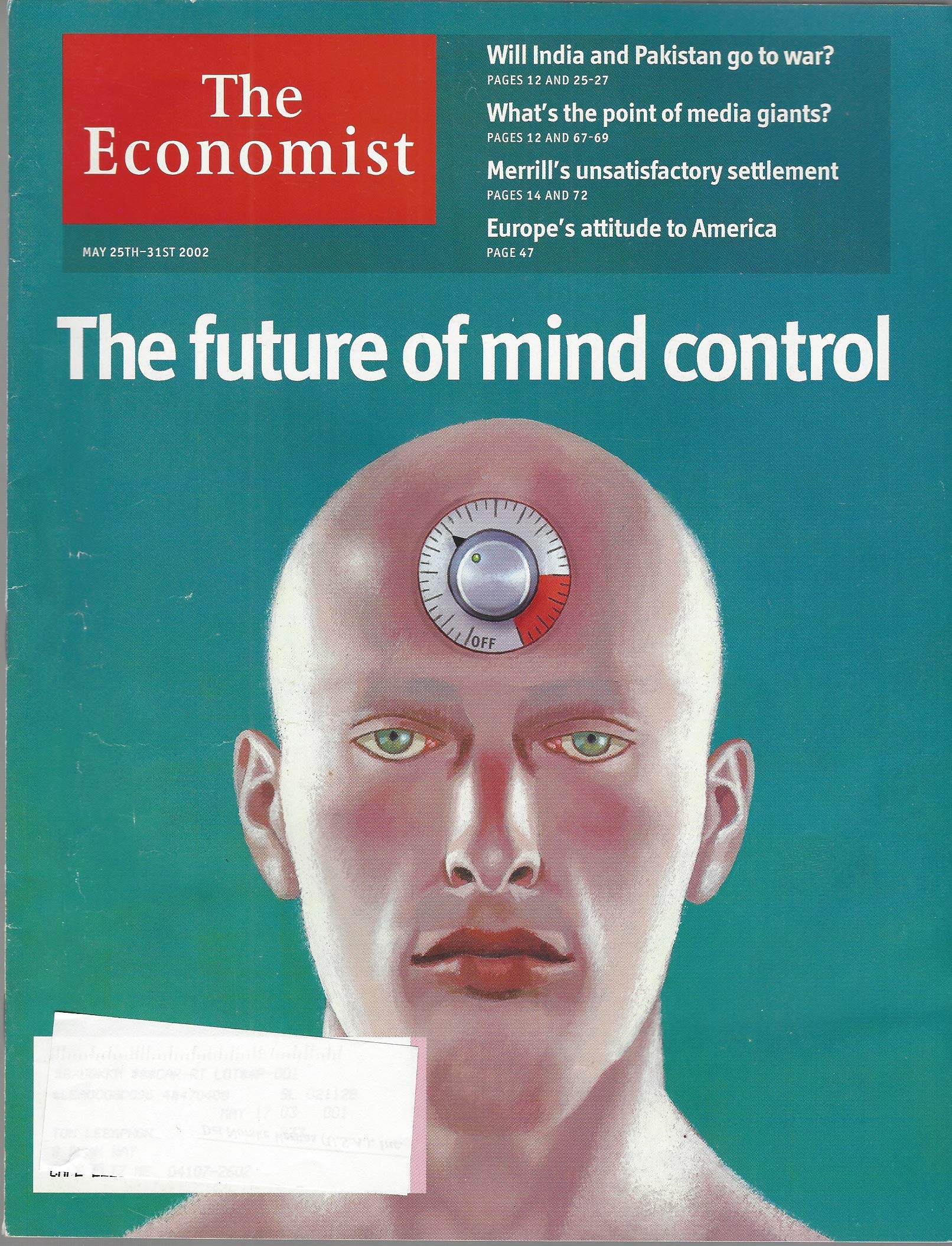 Copertina The economist maggio 2020