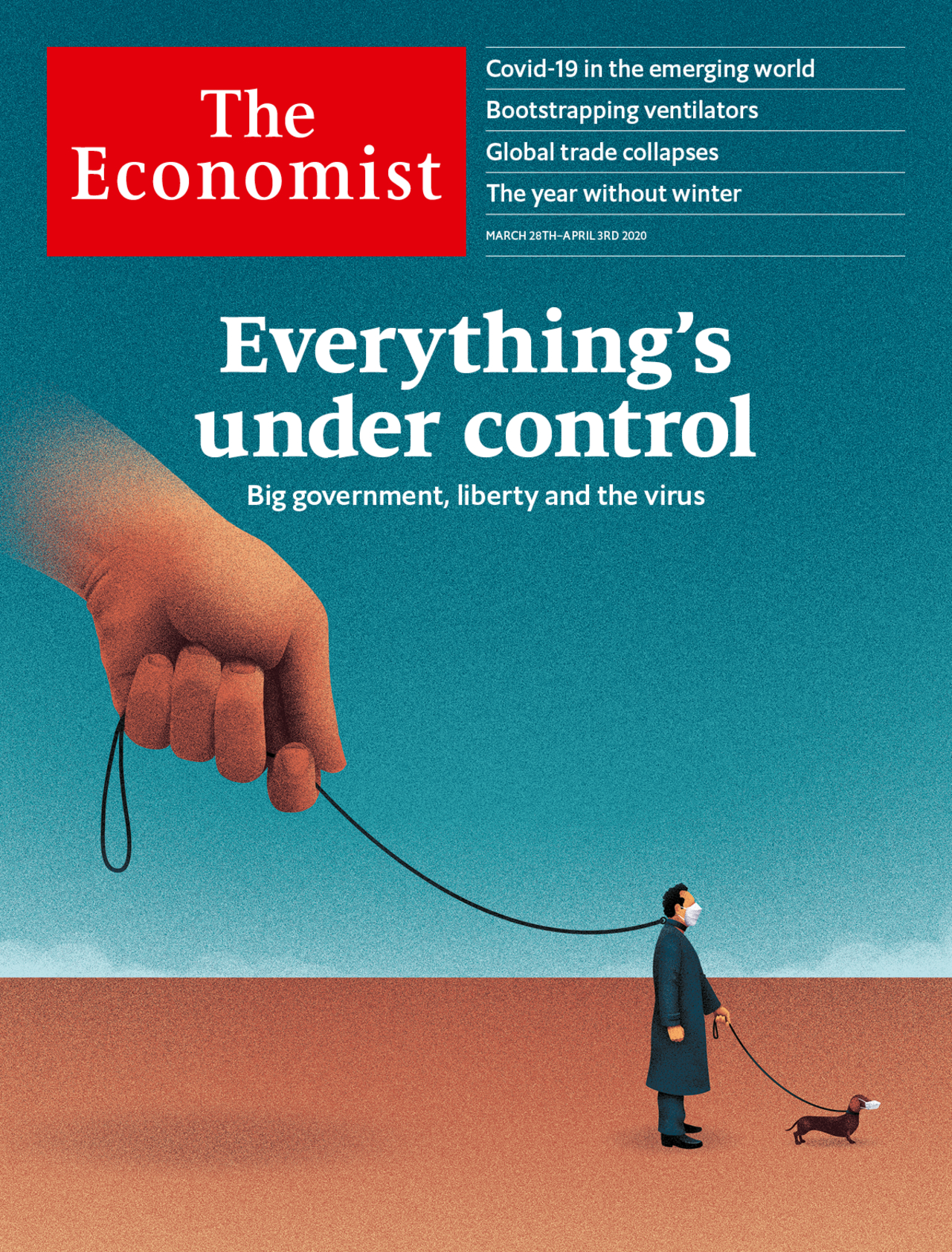 Copertina The economist marzo 2020