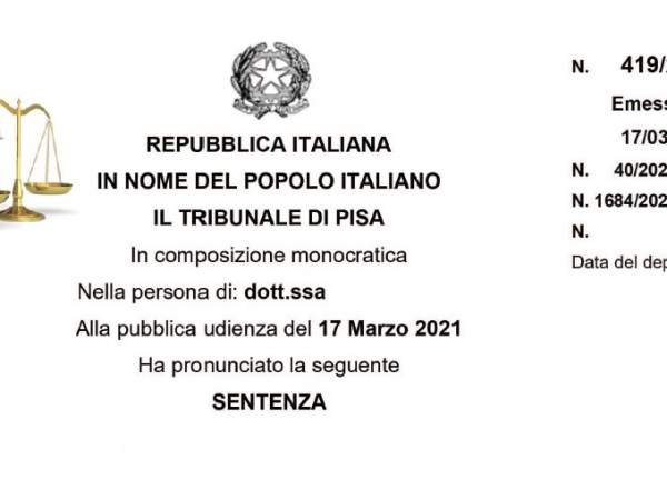 Nuova sentenza del tribunale evidenzia l’illeggittimità dello stato d’emergenza sanitaria a causa del&nbsp;covid
